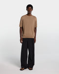 Camel viscose T-shirt