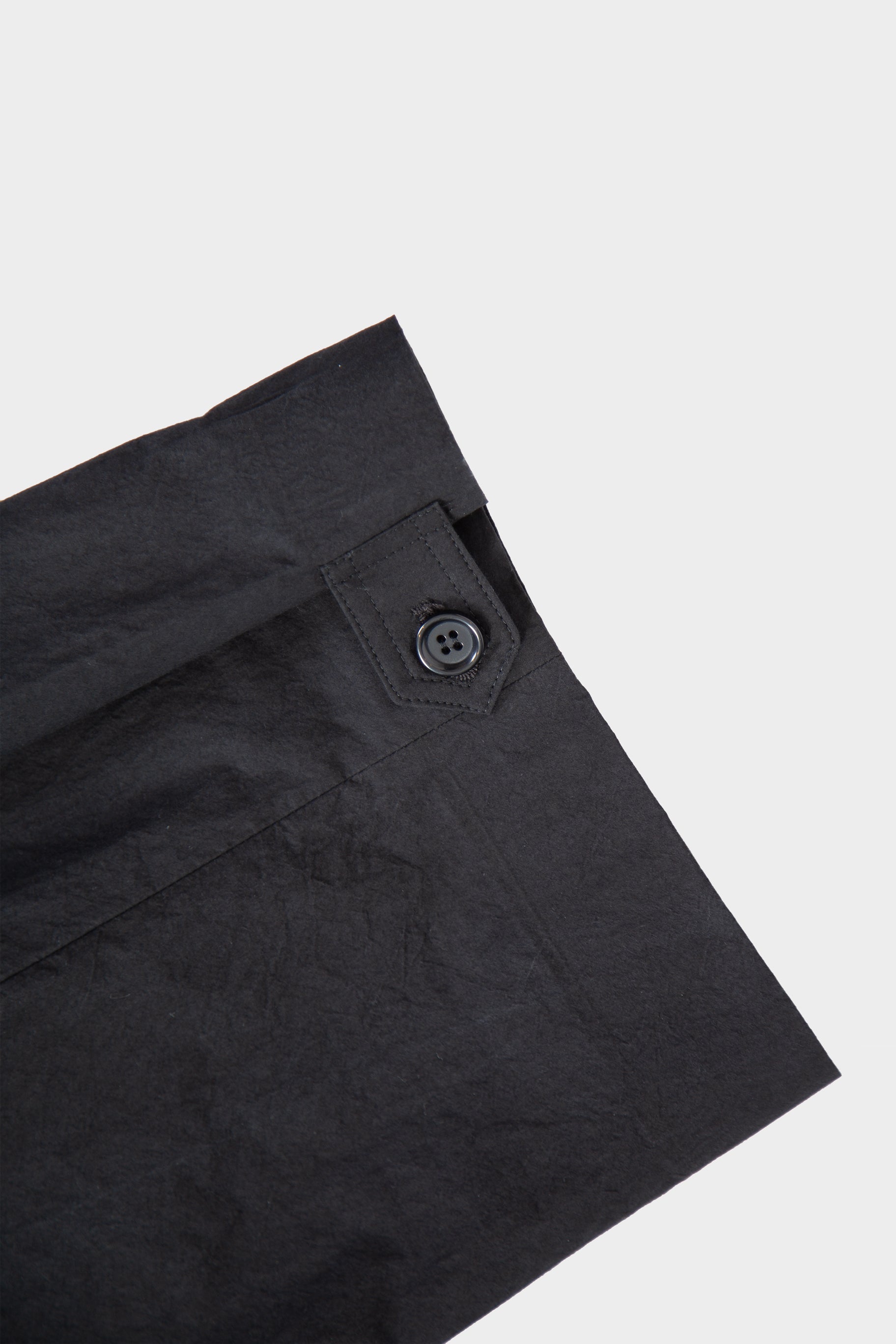 Black cotton poplin trousers