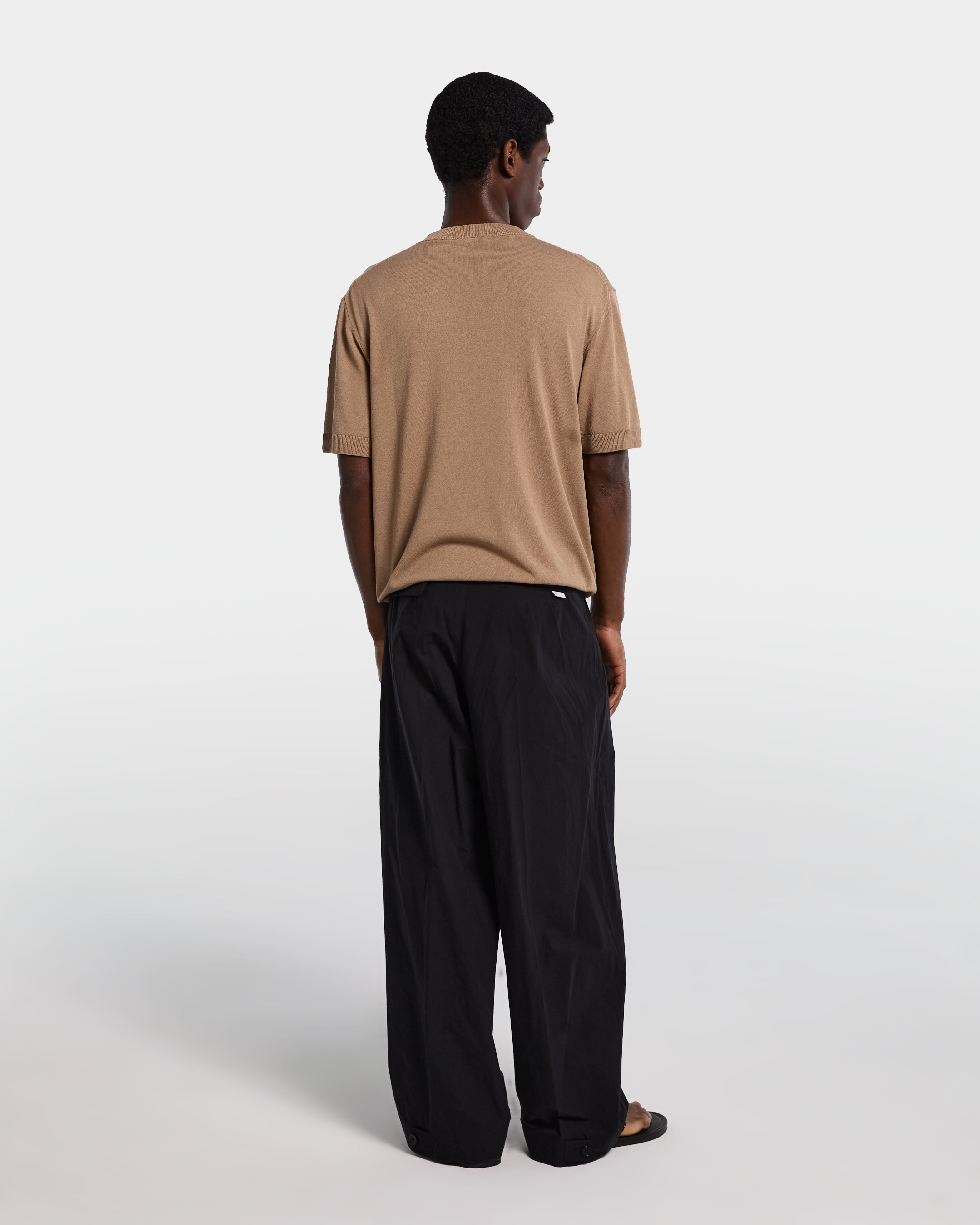 Camel viscose T-shirt