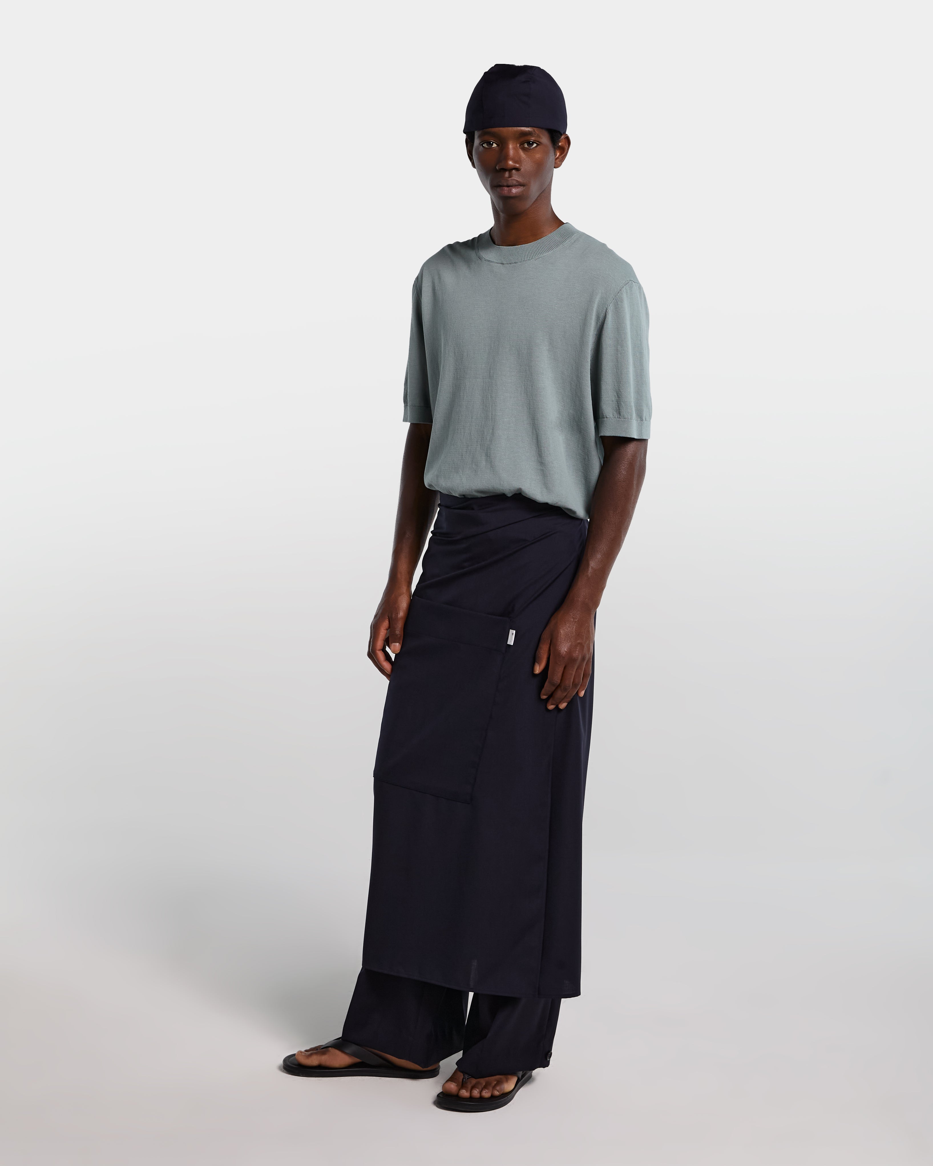 Sage green knit t-shirt
