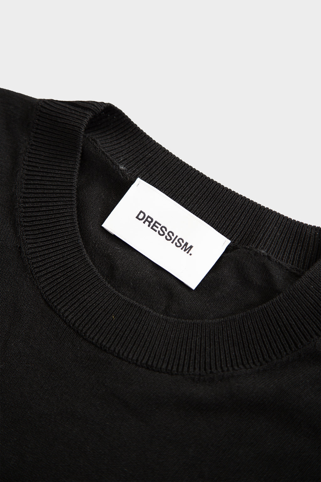 Black viscose t-shirt