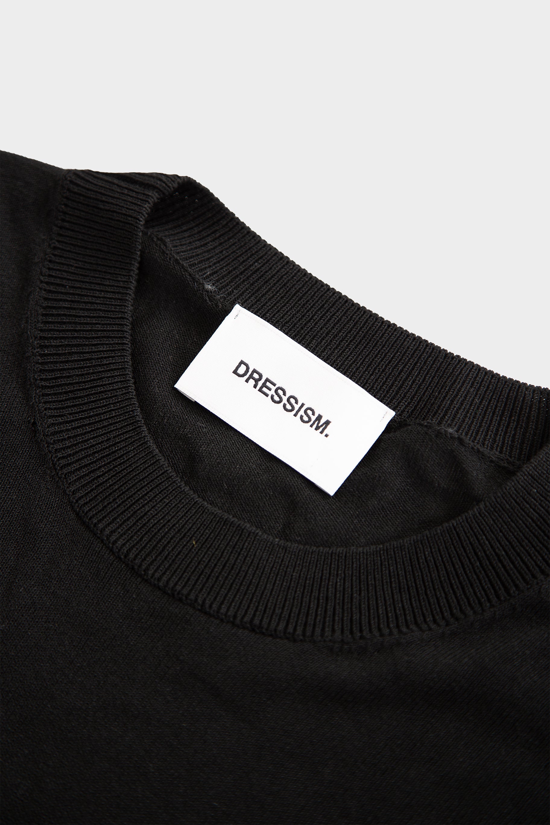 Black viscose t-shirt