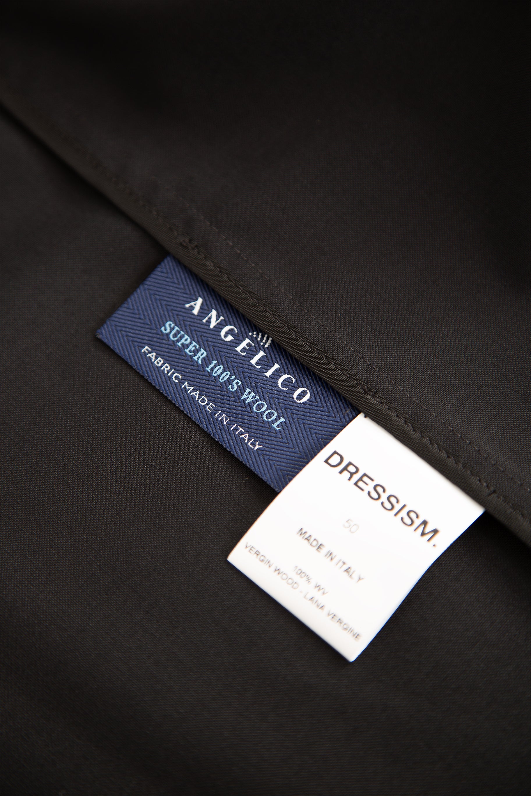 Black tailored wool jacket 