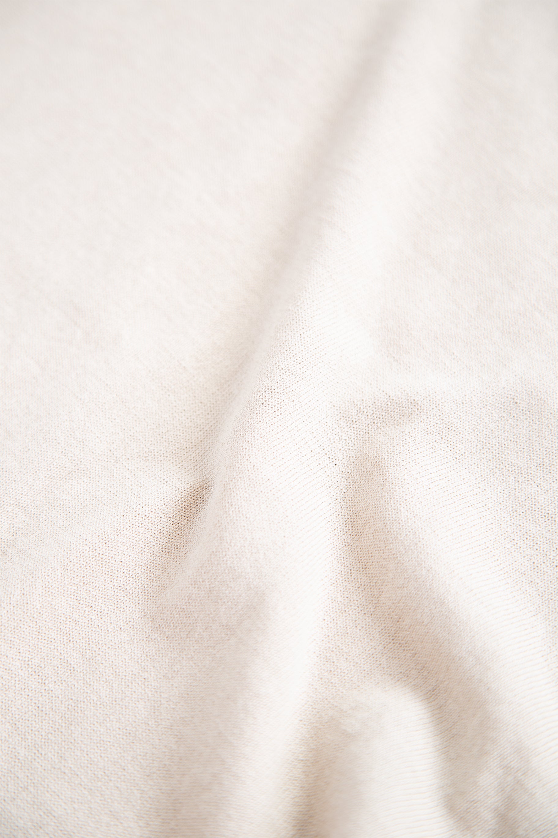 Sand-colored knit T-shirt