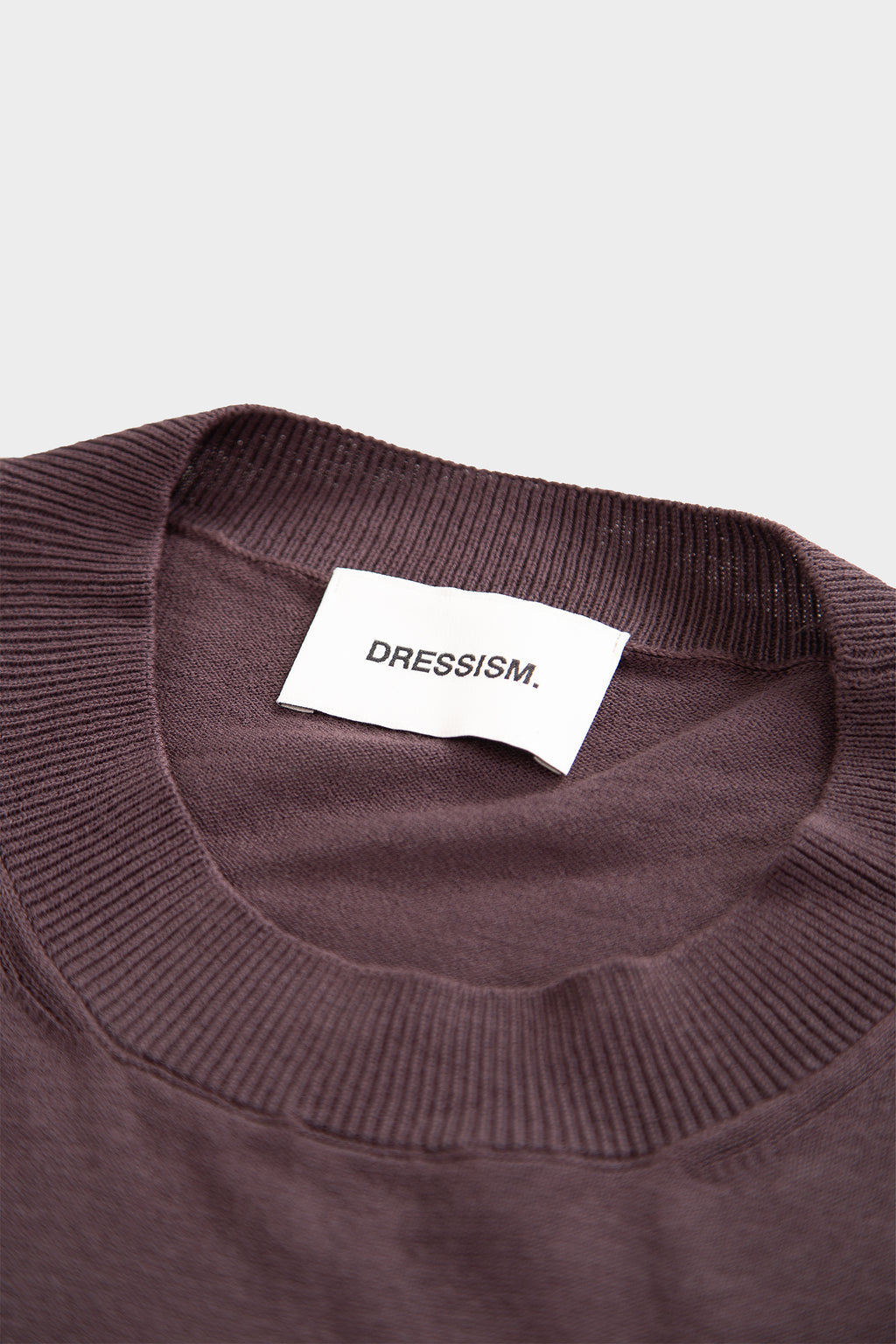 Brown knitted T-shirt