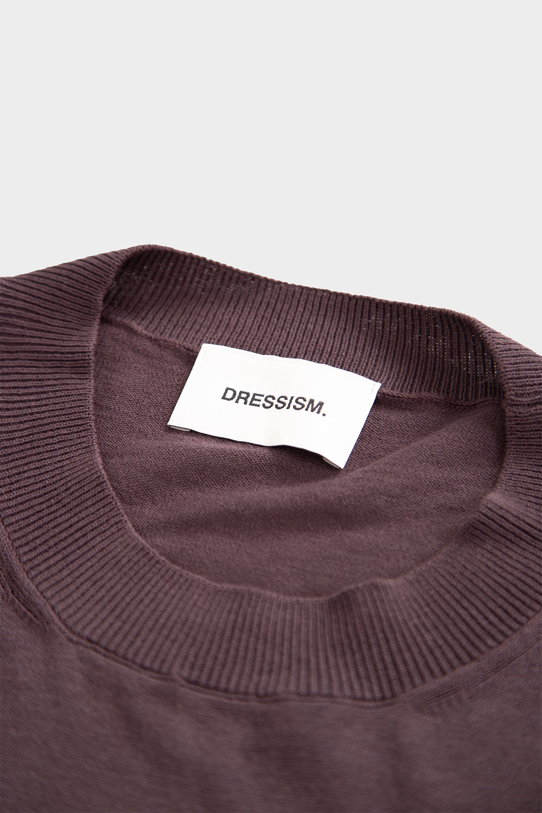 Brown knitted T-shirt