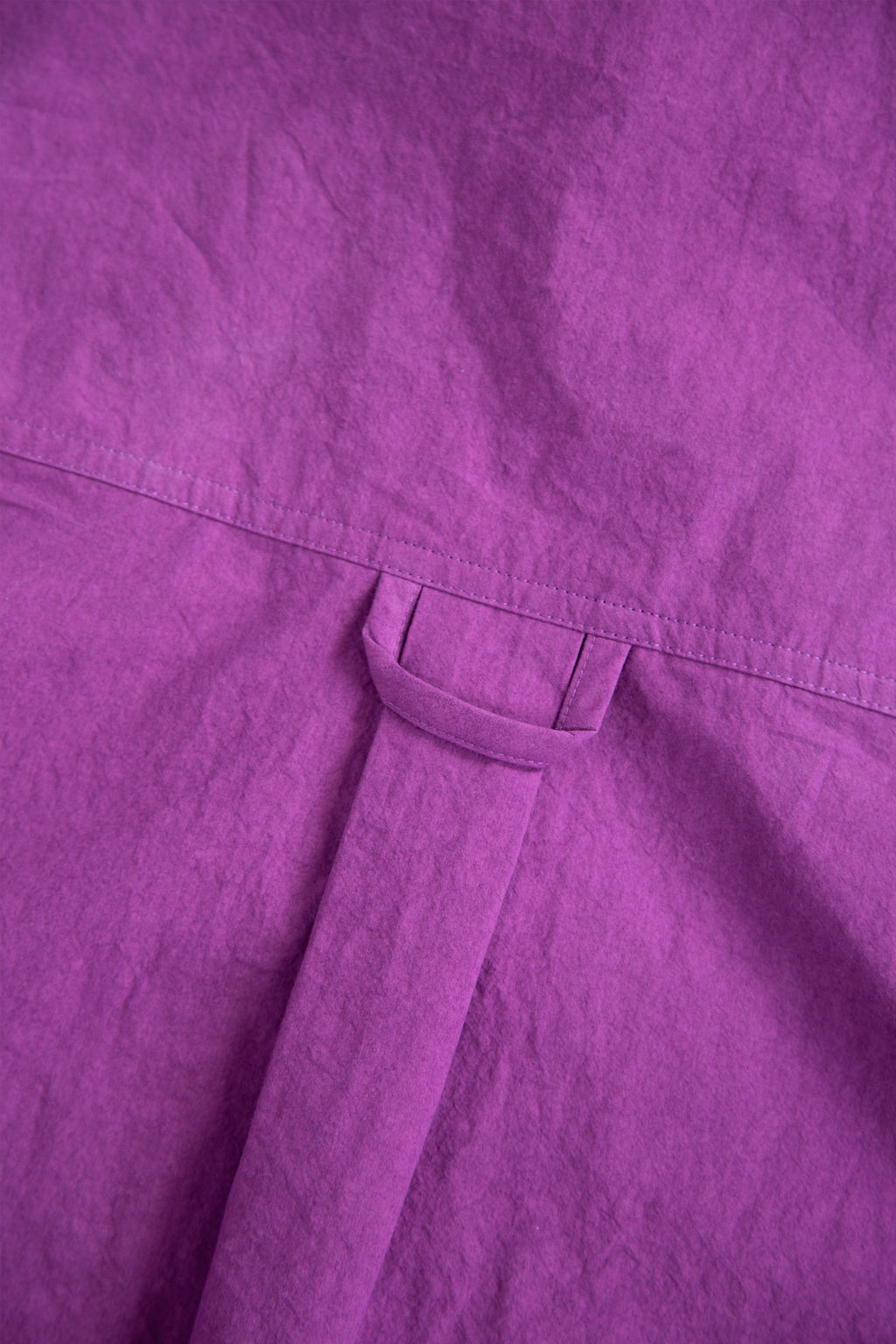 Cyclamen cotton poplin overshirt