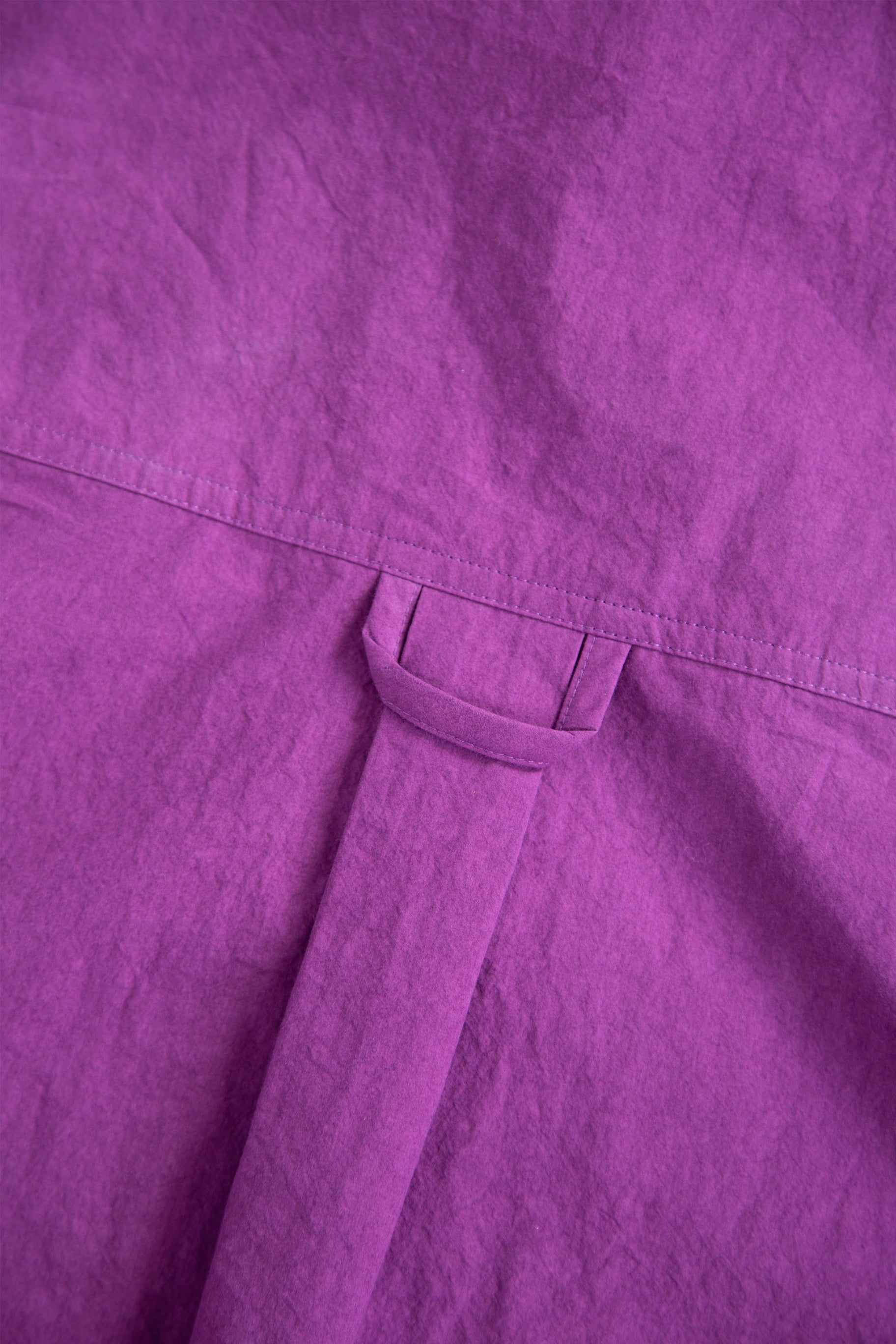 Cyclamen cotton poplin overshirt