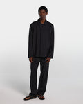 Black tailored wool jacket 