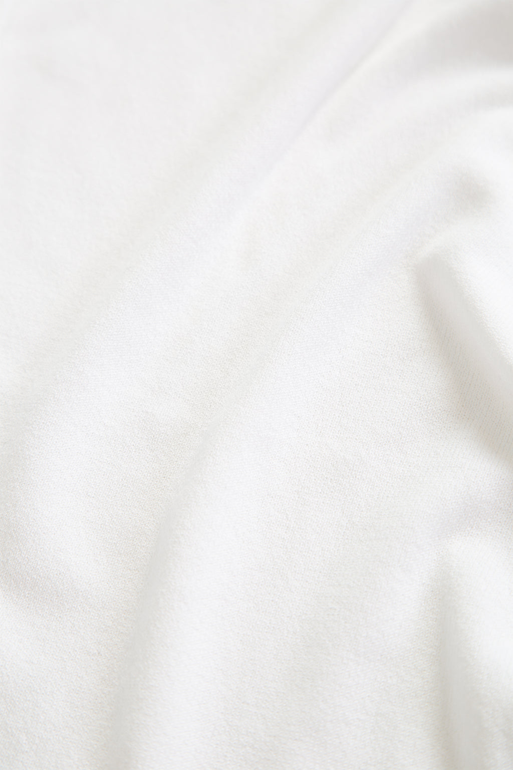 White viscose knitted polo shirt