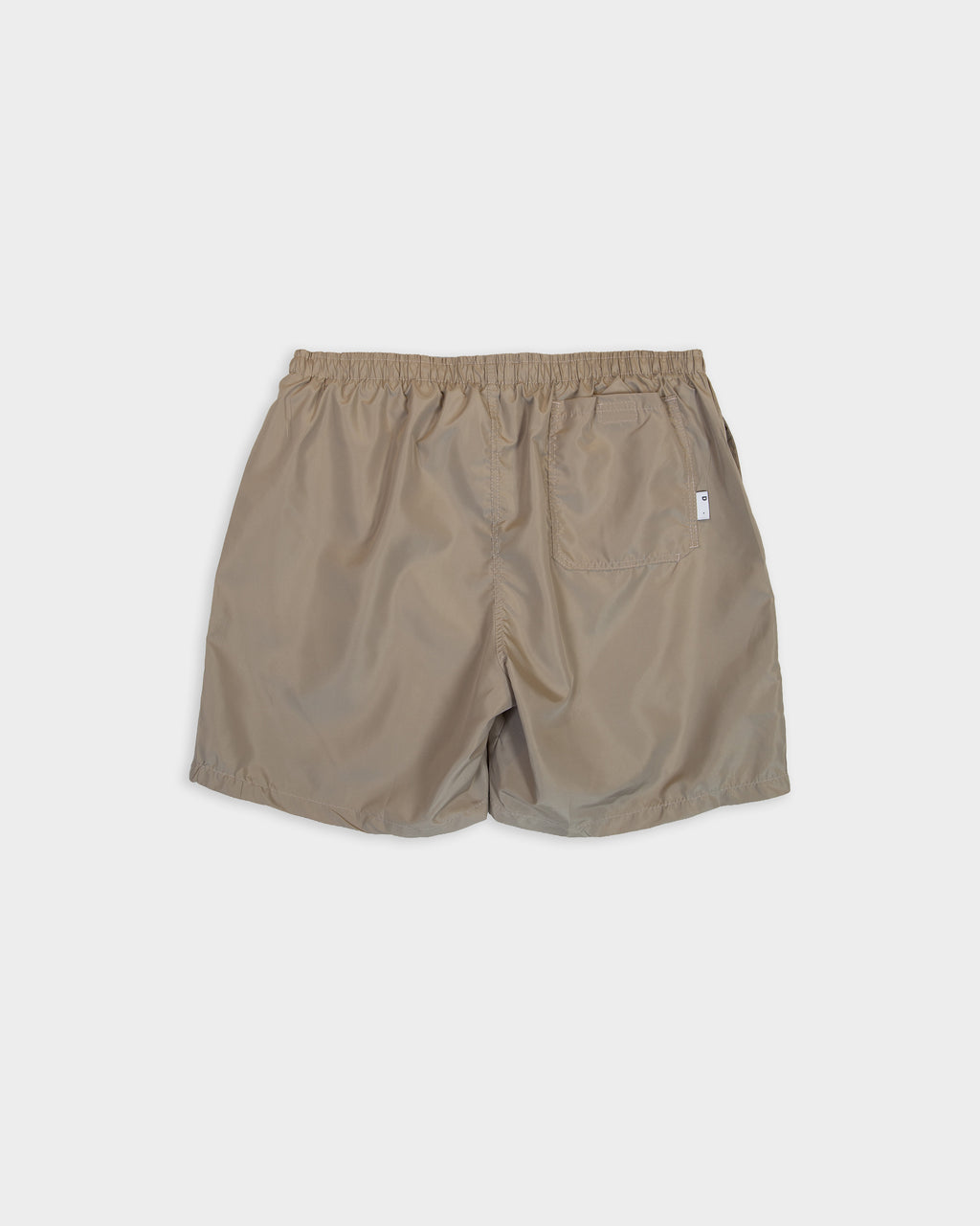 Beige nylon swimshort 