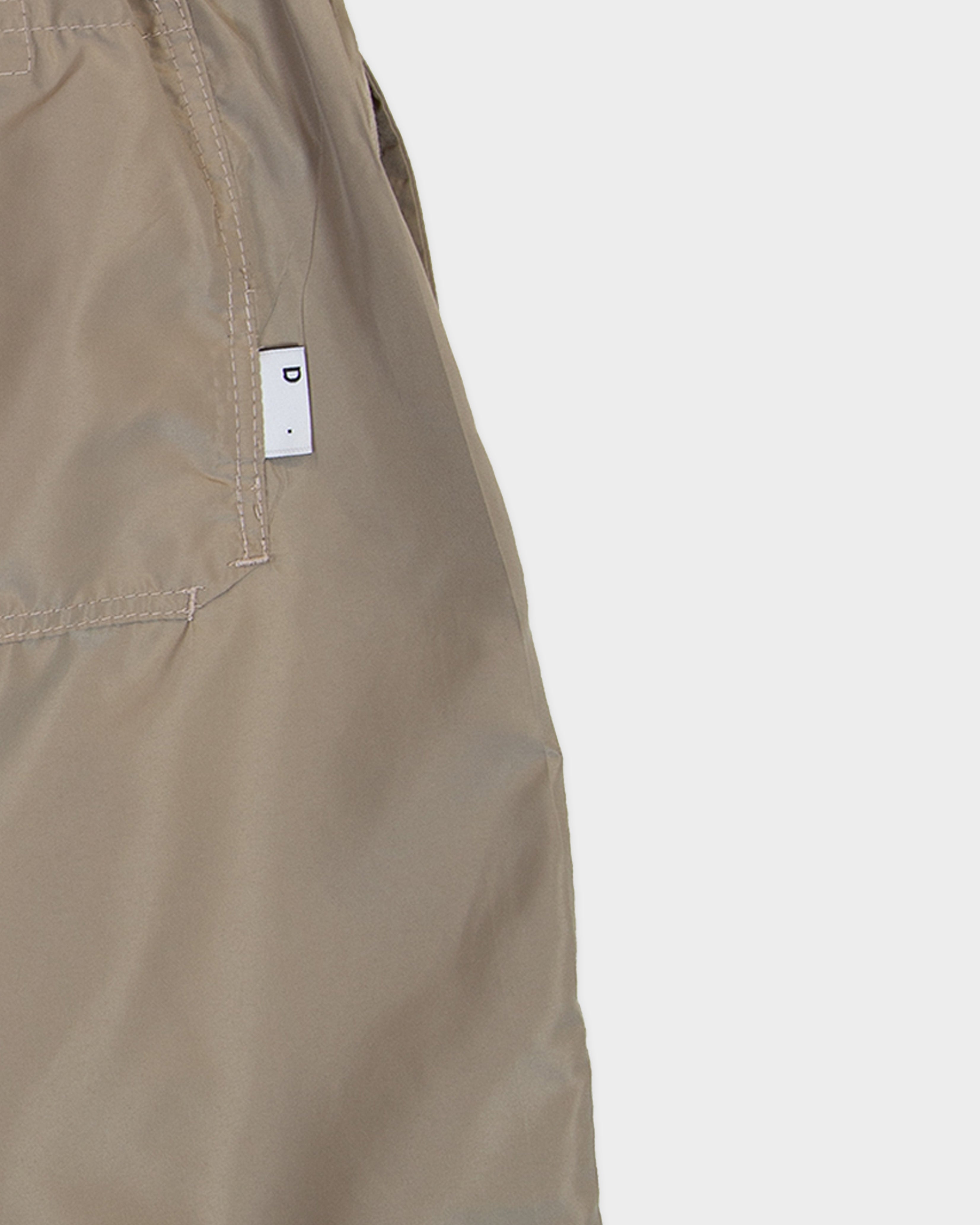 Beige nylon swimshort 