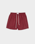 Burgundy nylon swimshort 