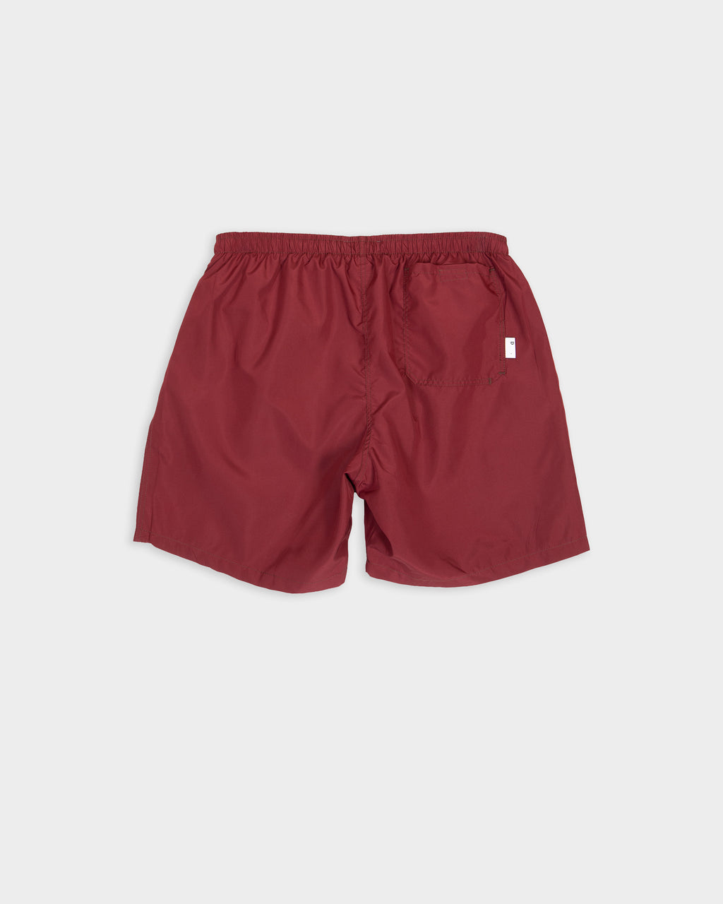 Burgundy nylon swimshort 