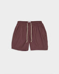 Mauve nylon swimming shorts
