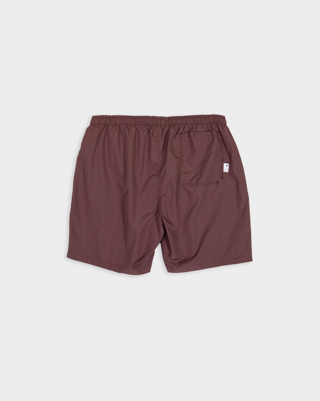 Mauve nylon swimming shorts