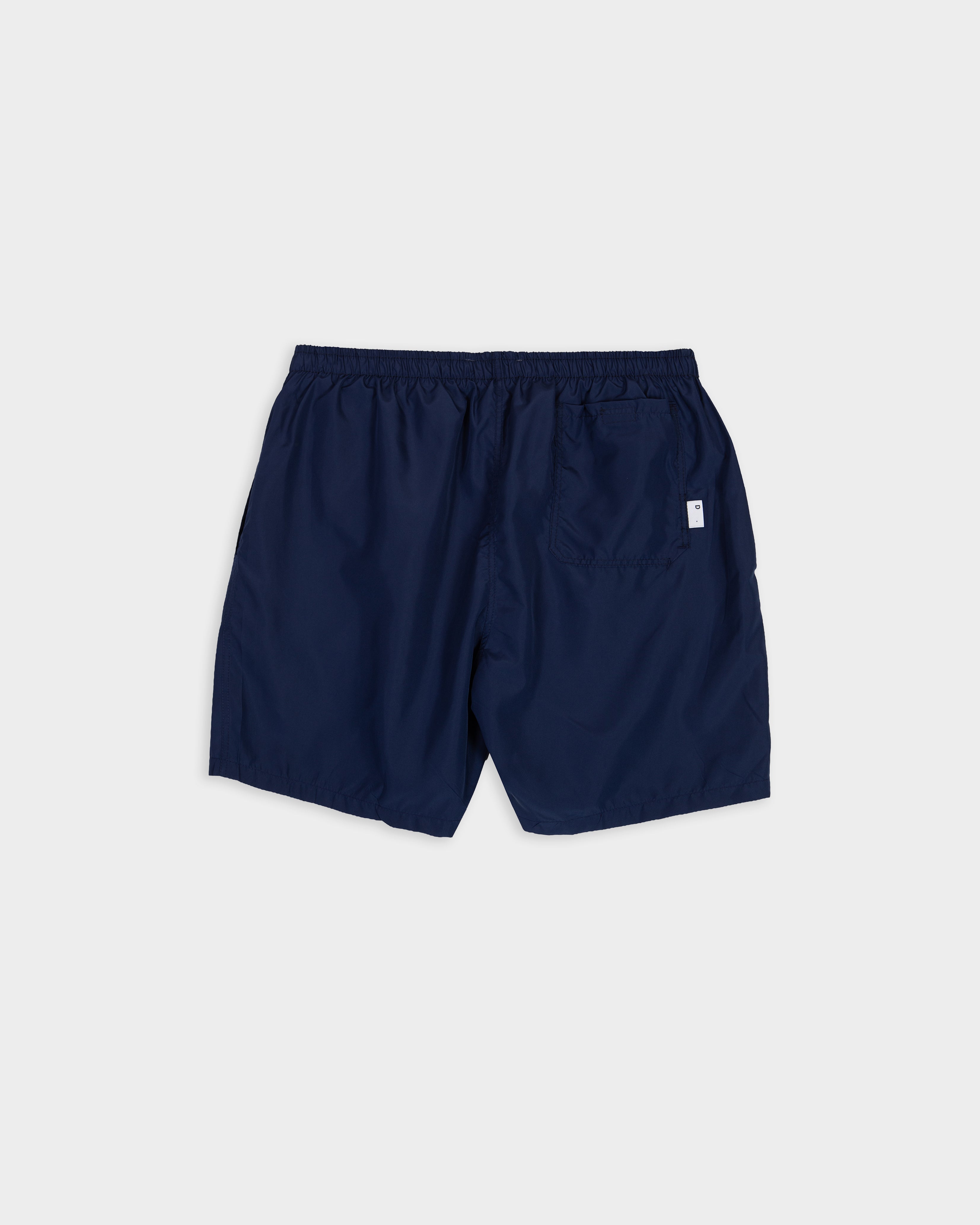 Navy blue nylon swimshort 