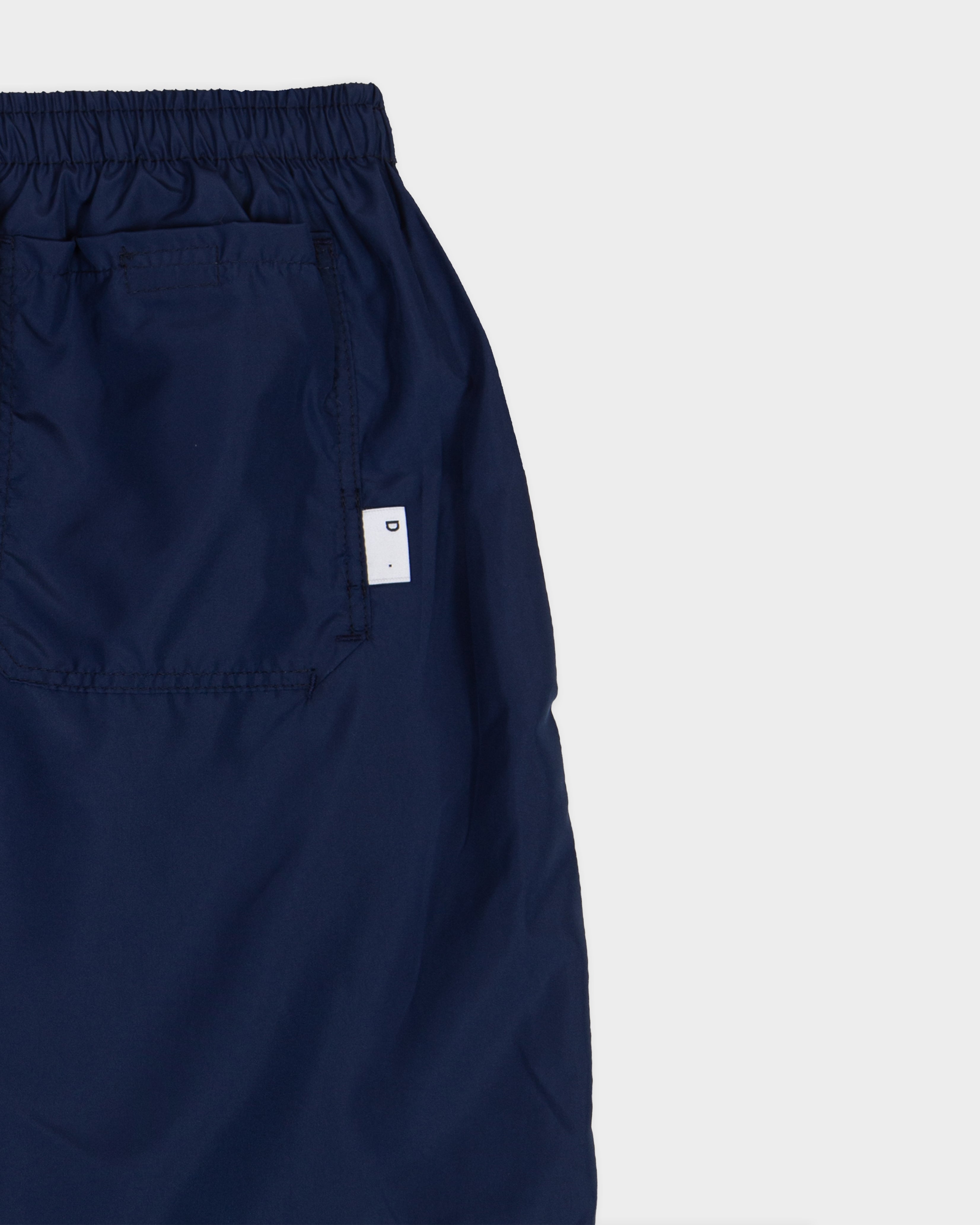 Navy blue nylon swimshort 