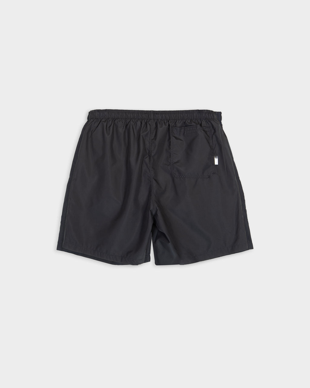 Black nylon swimshort 