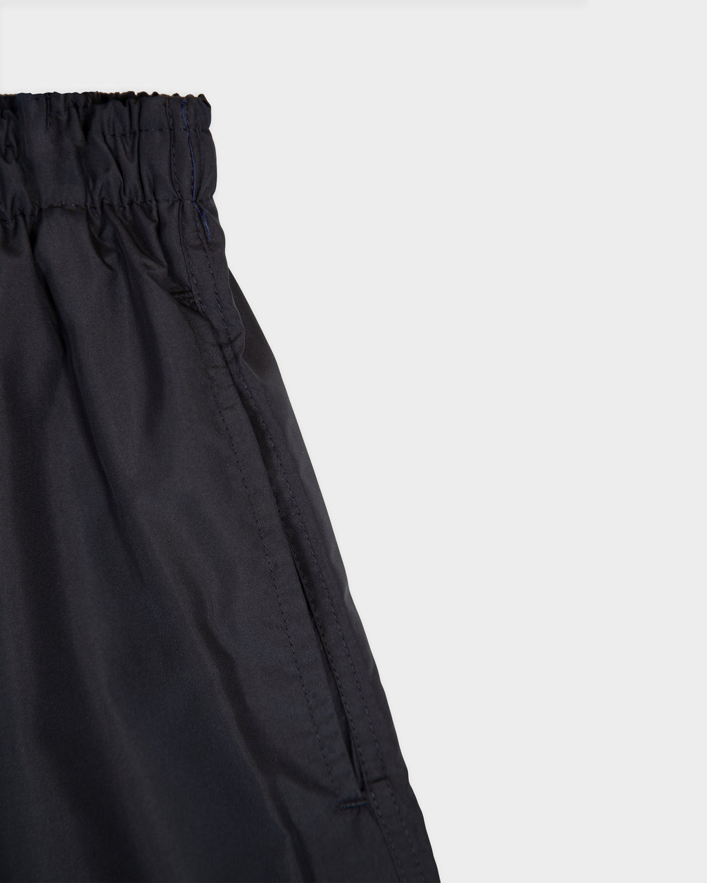 Black nylon swimshort 