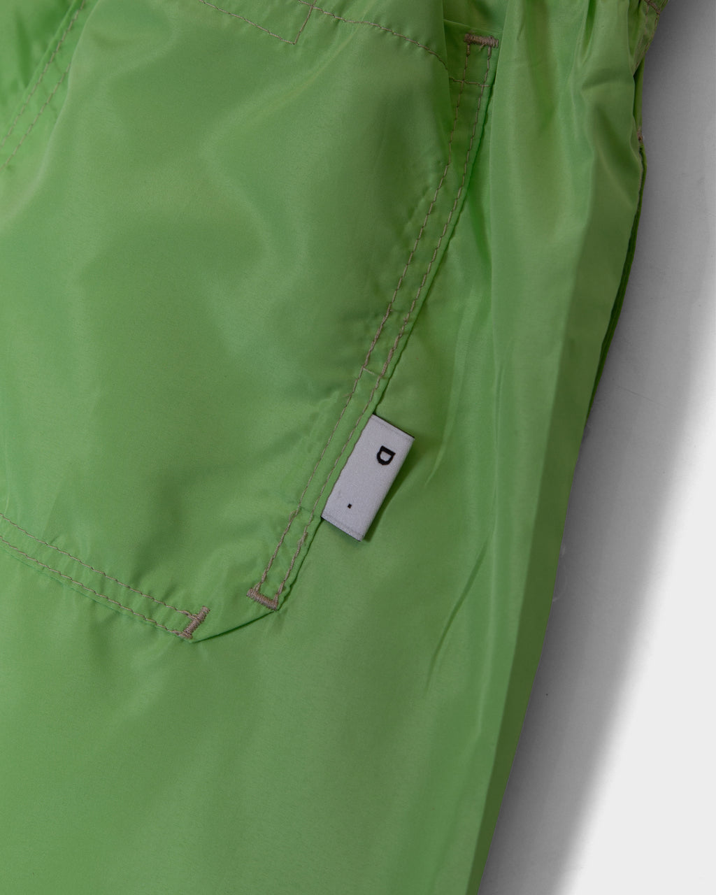 Mint green nylon swimshort 