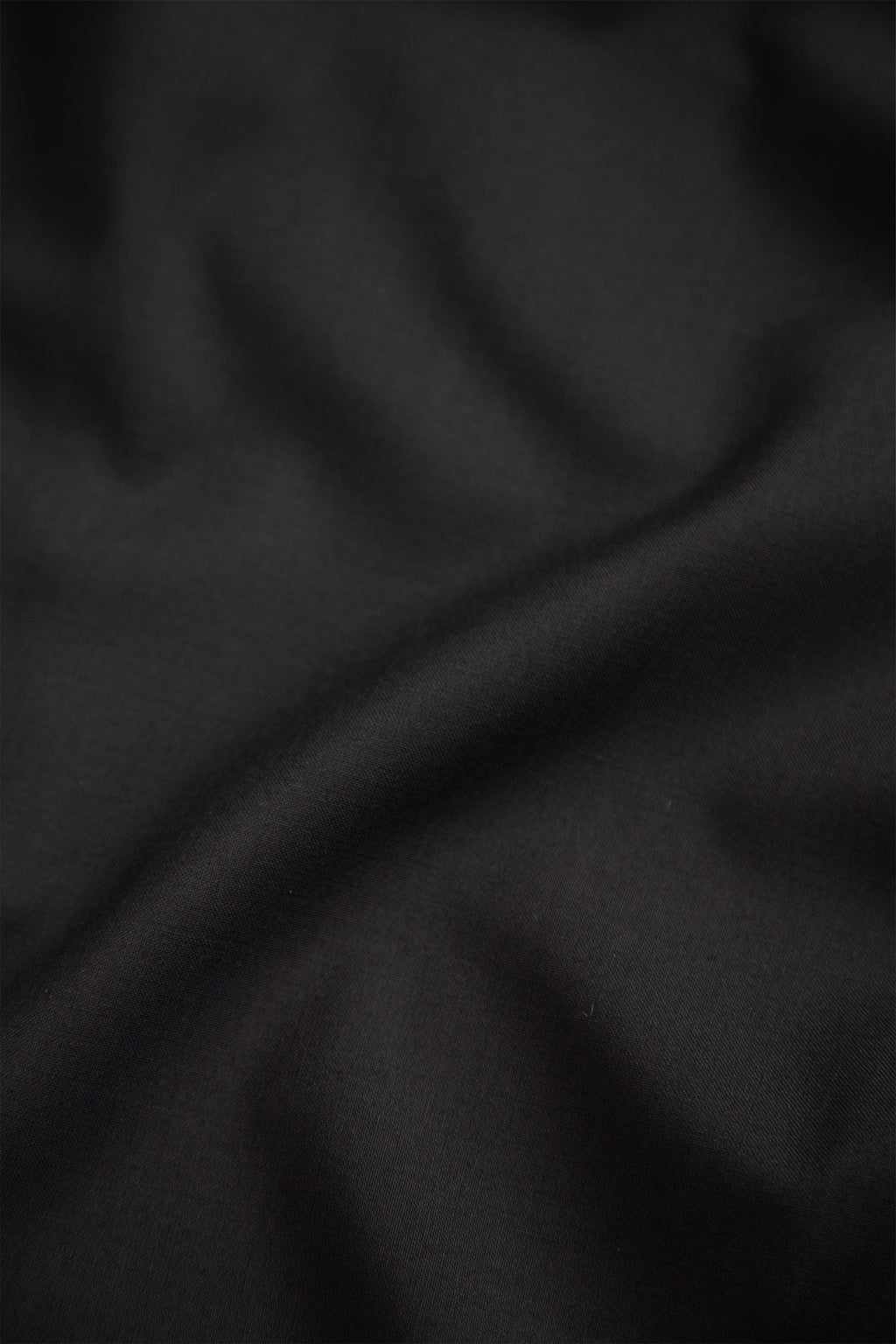 Black tailored wool loose fit pant 