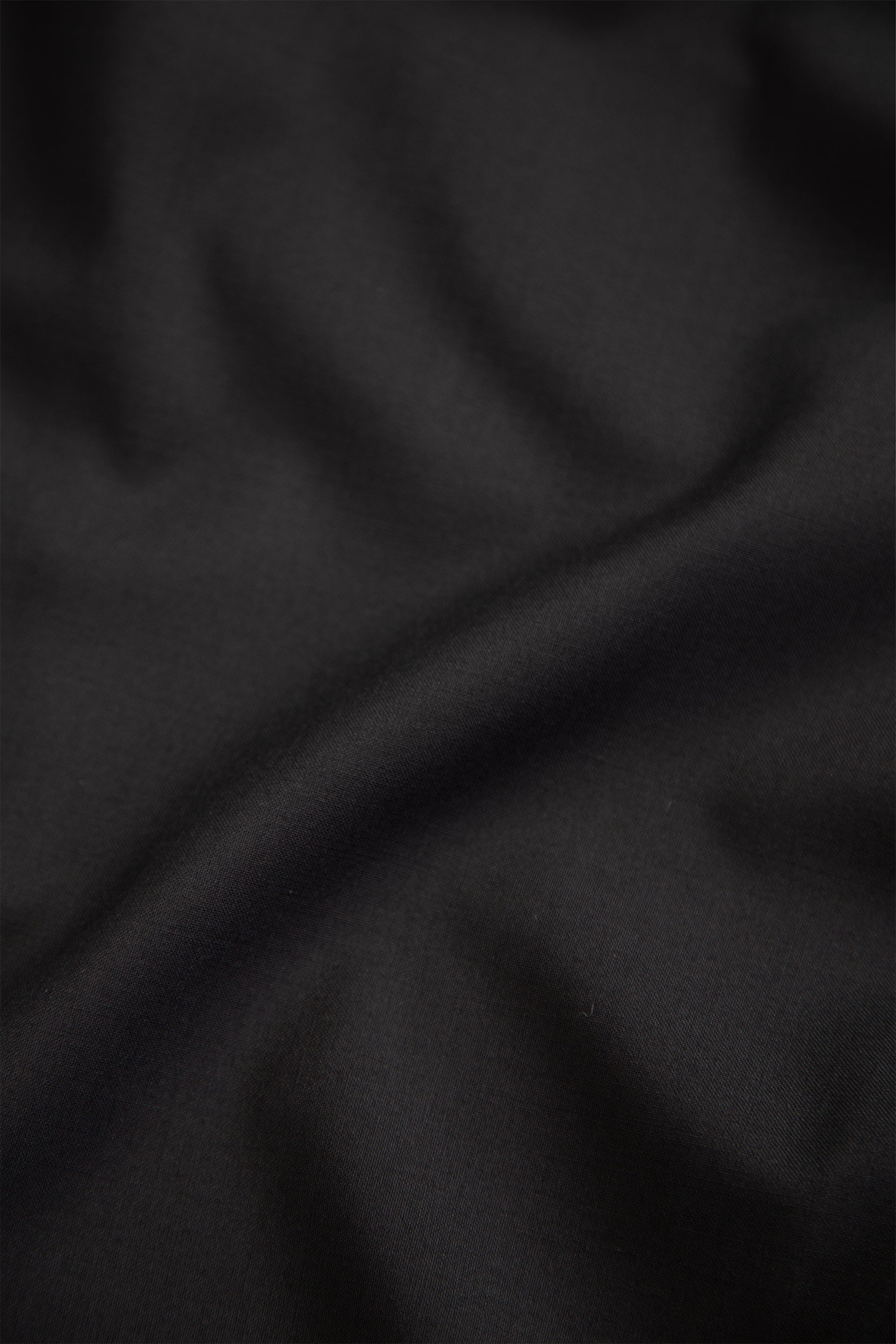 Black tailored wool loose fit pant 