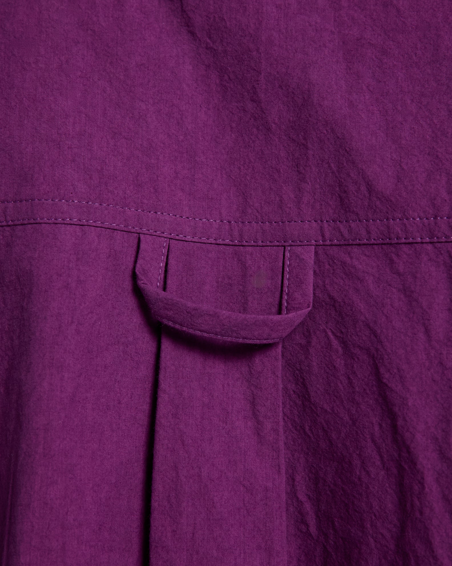 Cyclamen cotton poplin overshirt