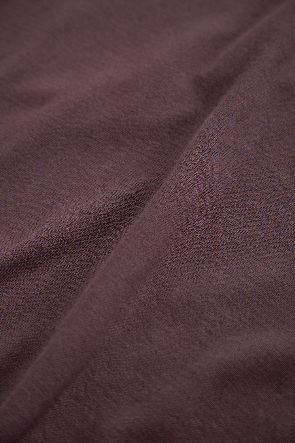 Brown open-collar cotton polo shirt