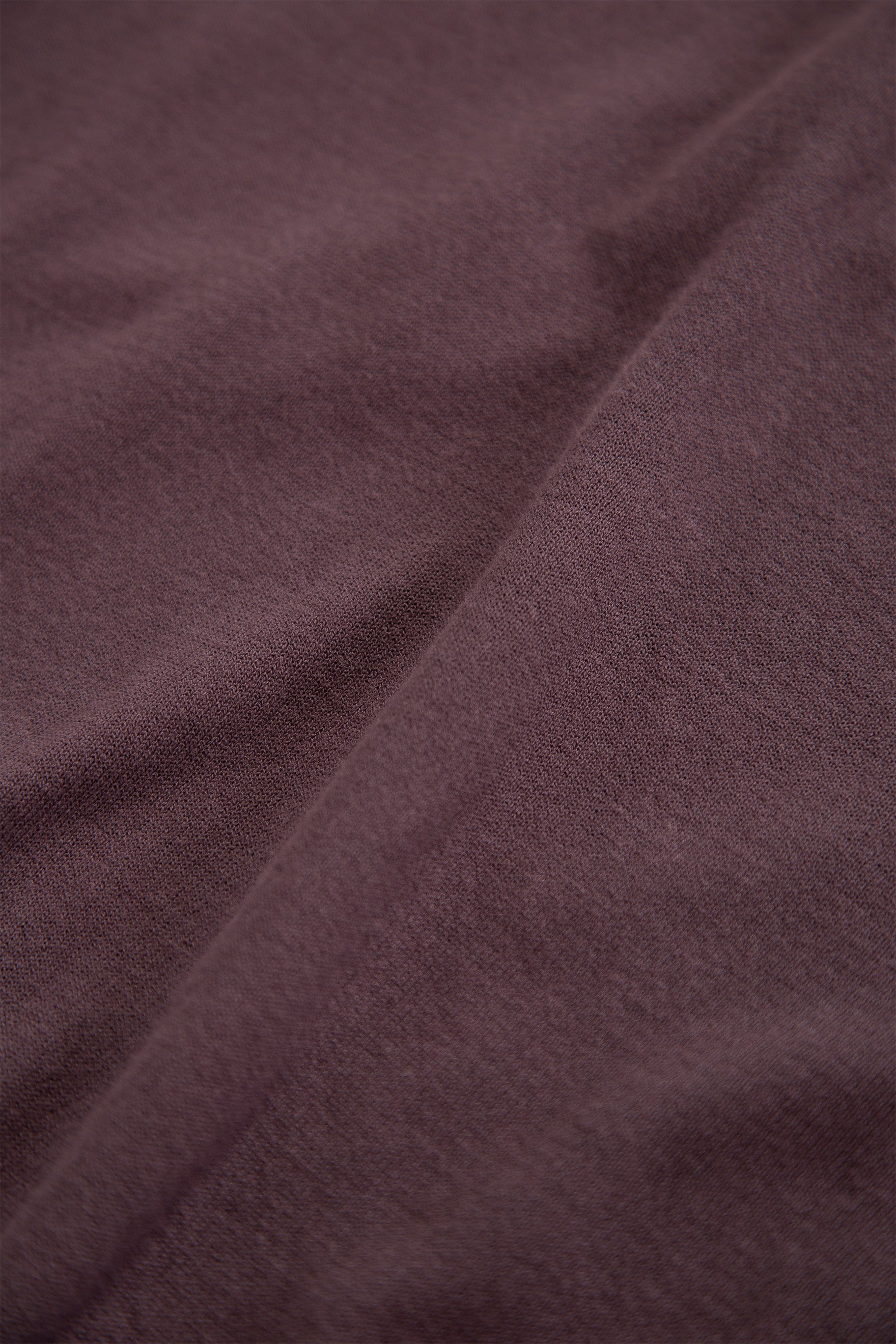 Brown open-collar cotton polo shirt