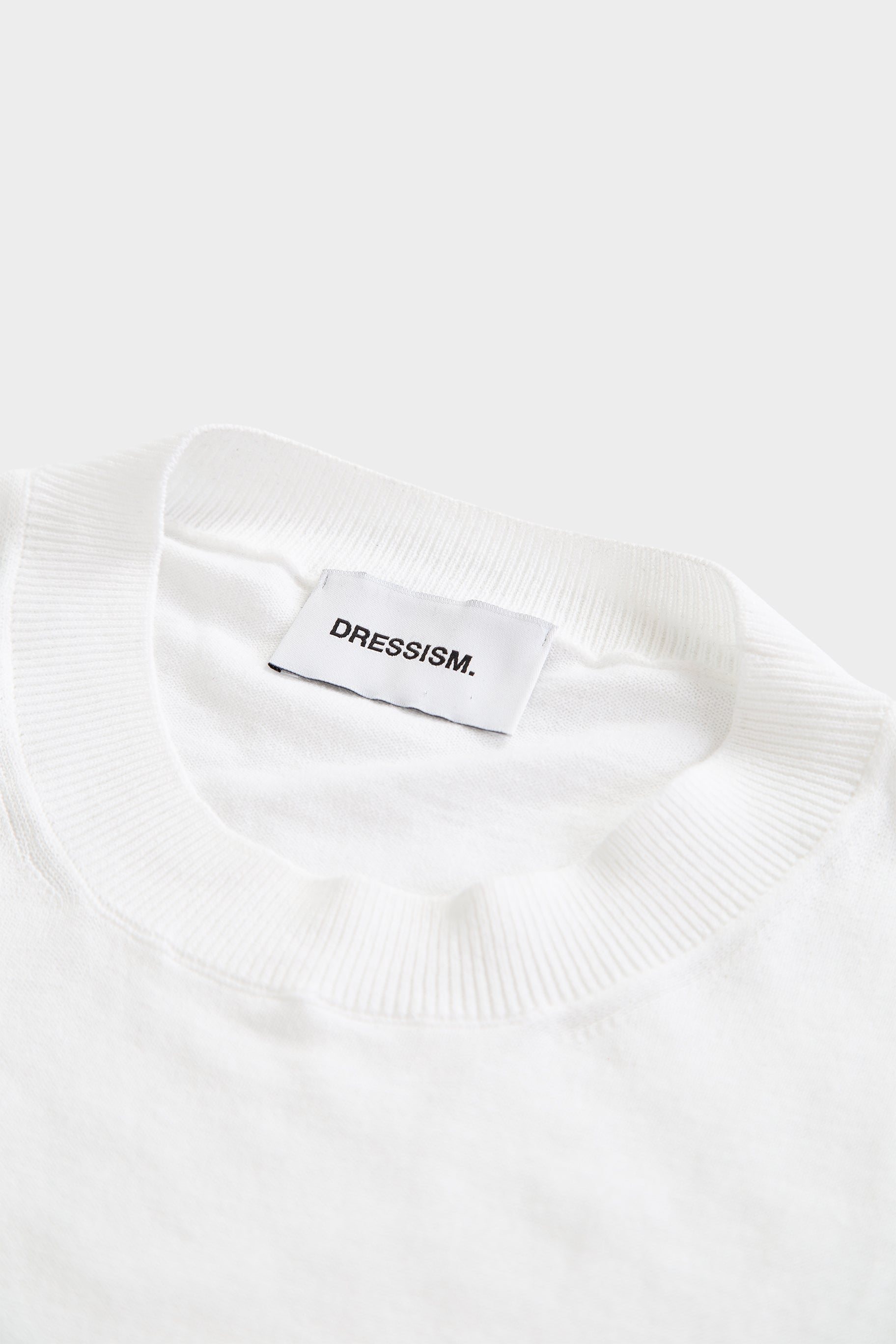 White knit t-shirt