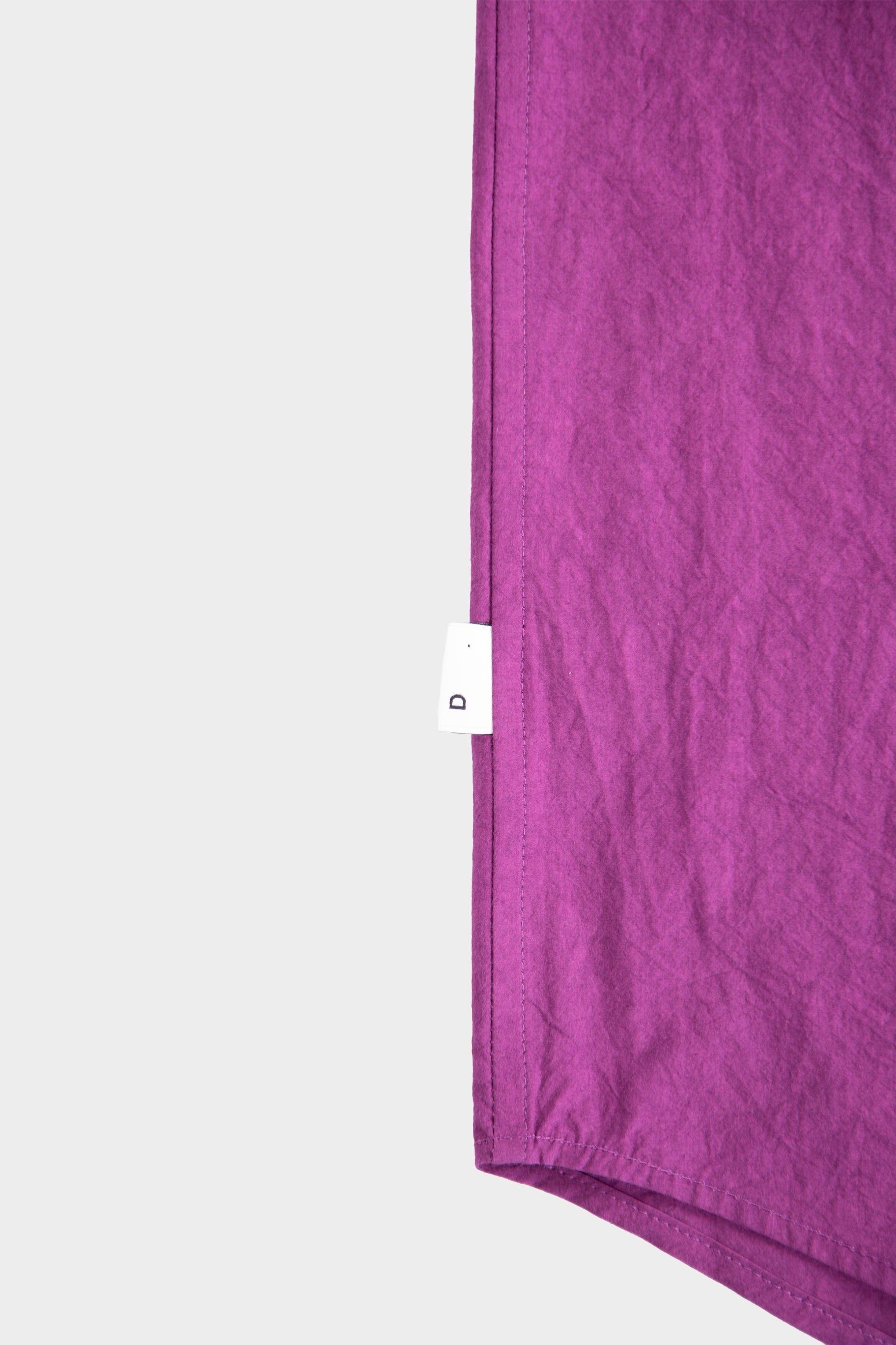 Cyclamen cotton poplin overshirt