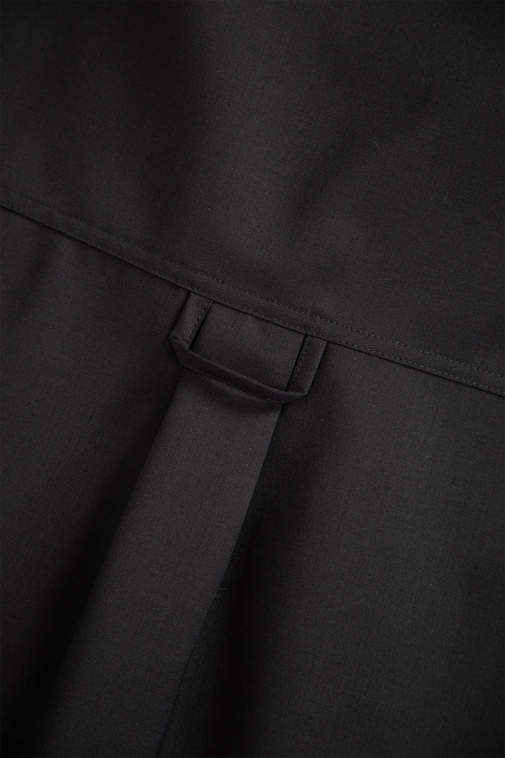 Black zip-up frescolana shirt