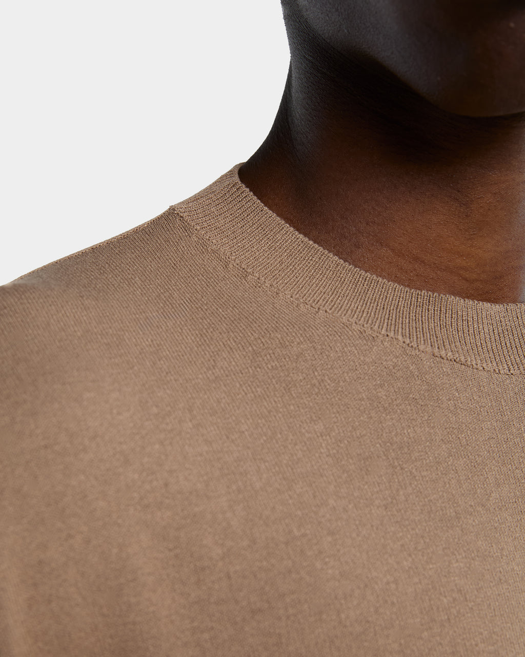 Camel viscose T-shirt