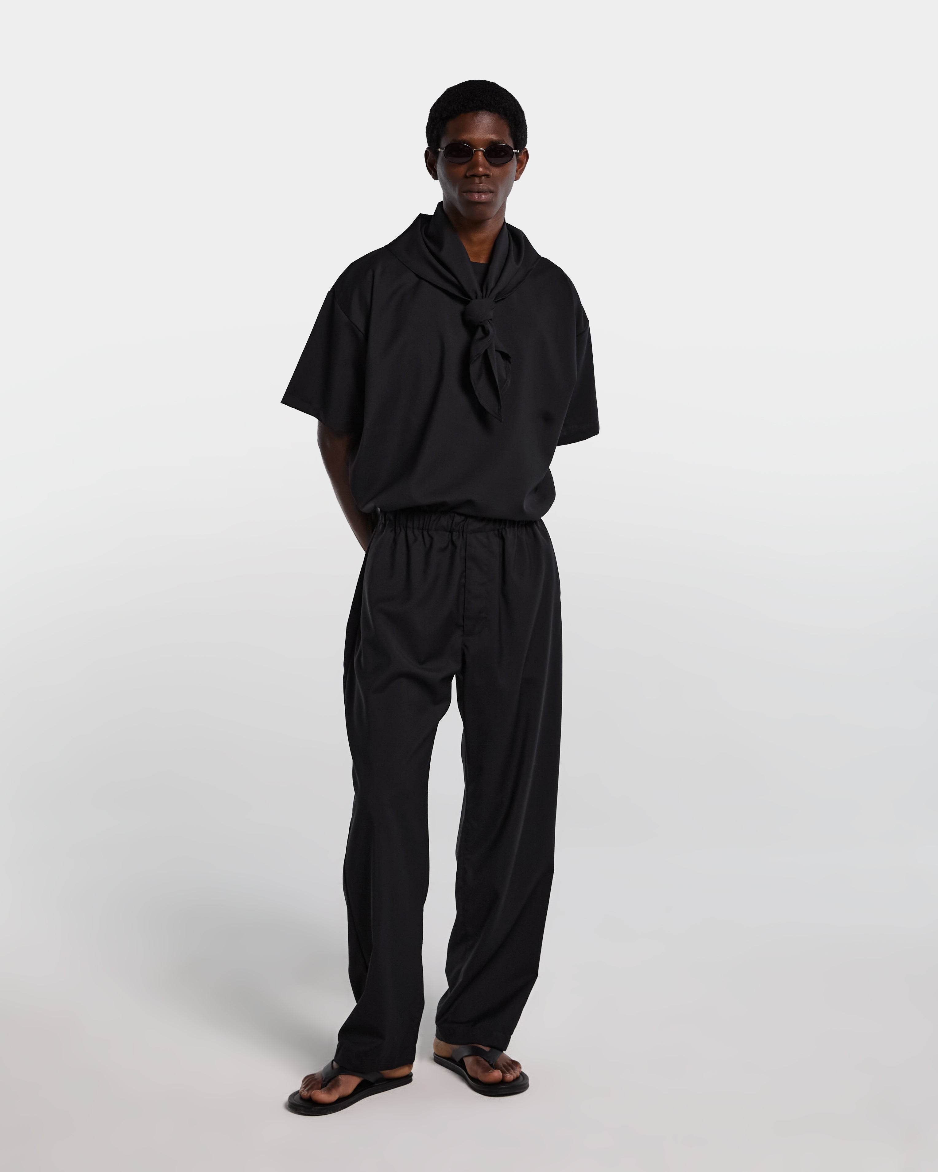 Black Frescolana T-shirt with bandana