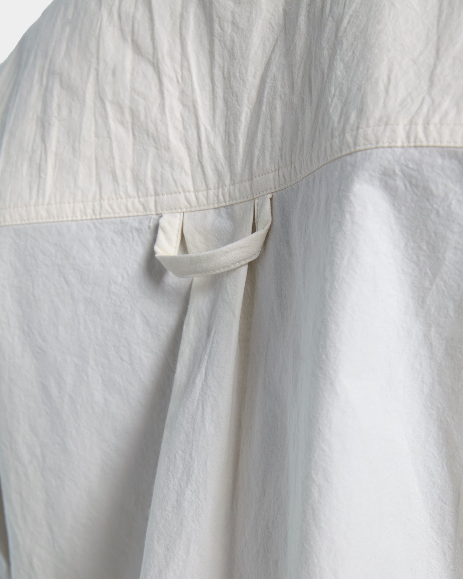 CHEST CUT OVERSHIRT-Cream
