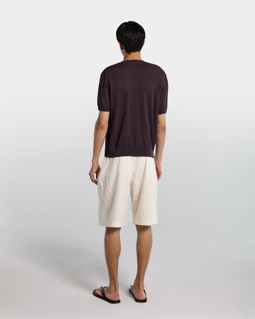 Brown knitted T-shirt