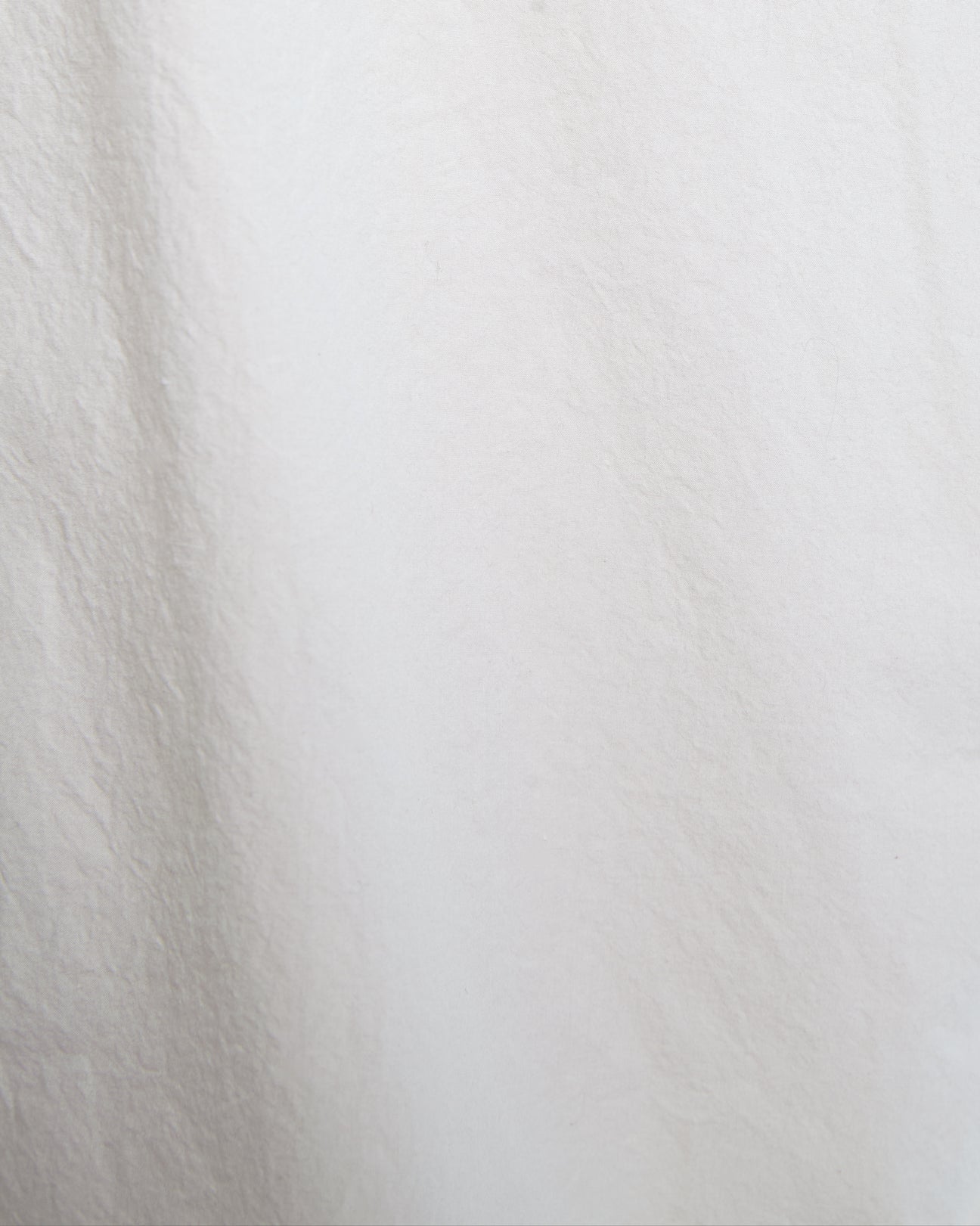 Cream poplin shirt with zip and short sleeves