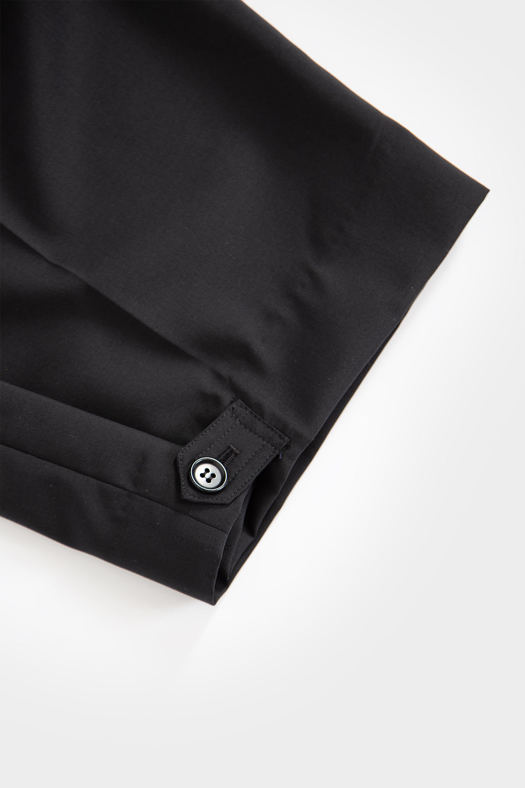 Black trousers in fresco wool