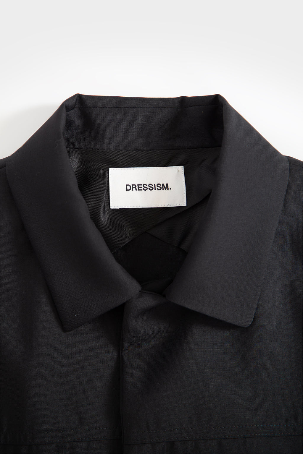 Black tailored wool jacket 