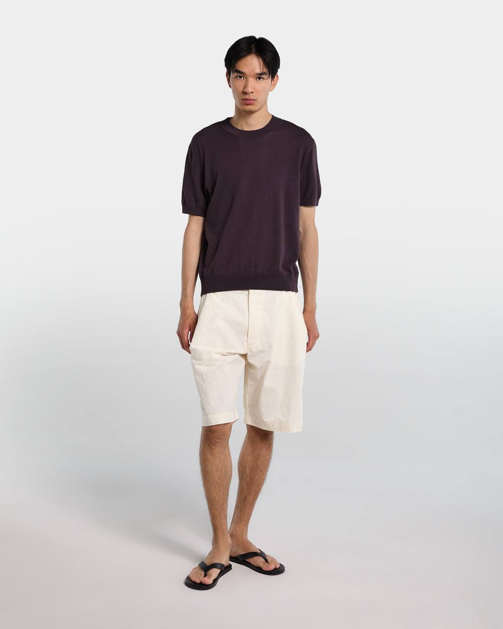 Brown knitted T-shirt