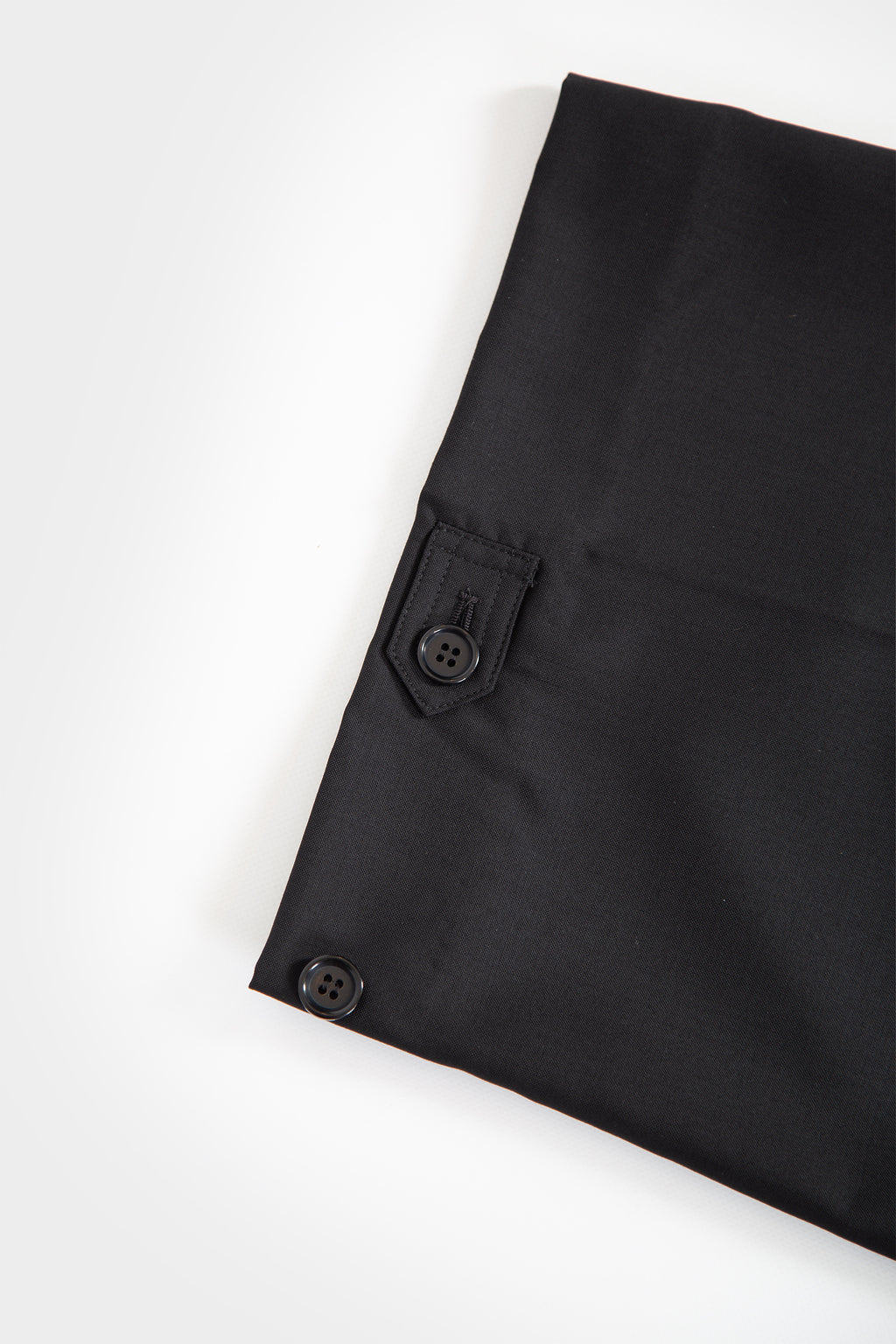 Black trousers in fresco wool
