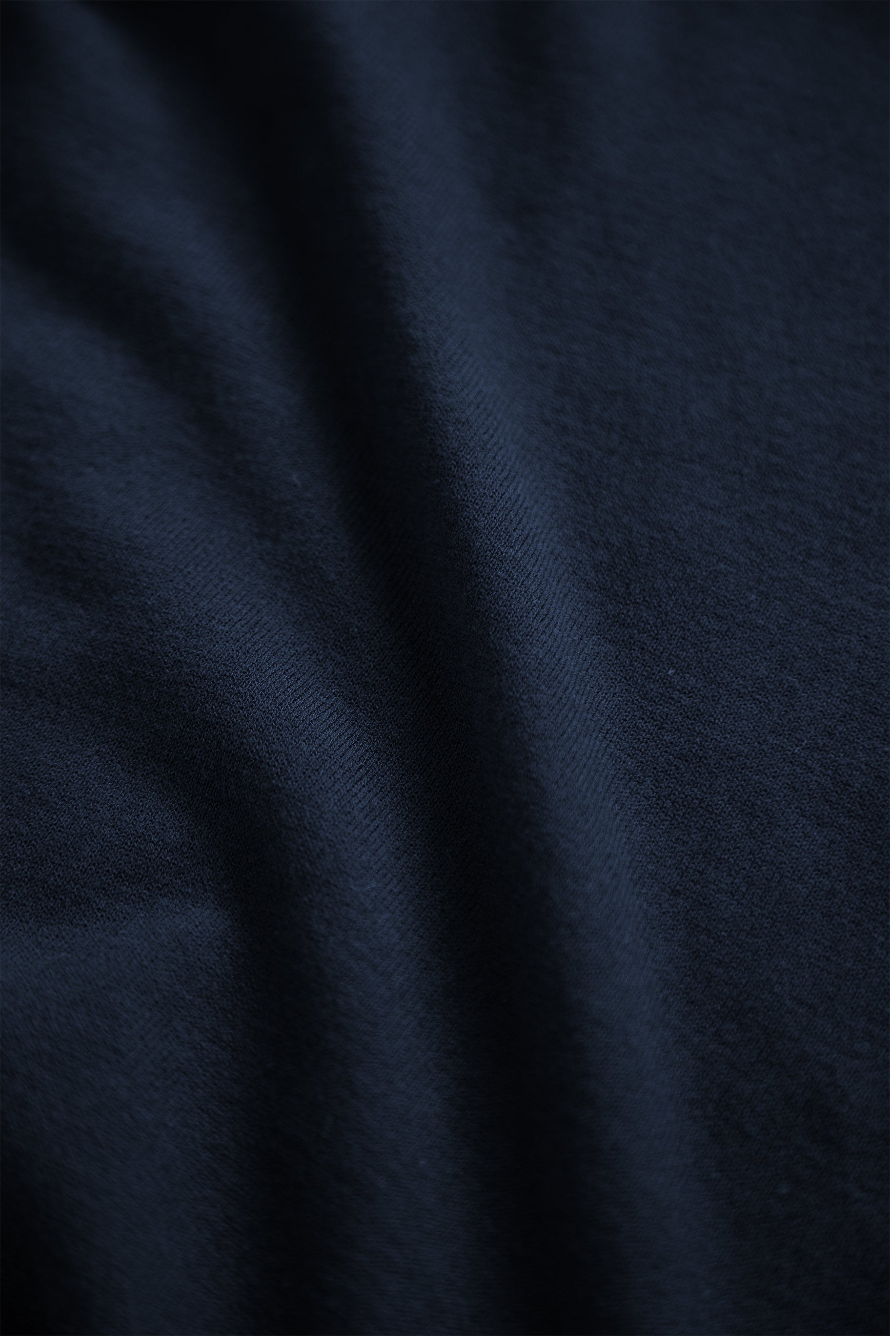Navy knitted t-shirt